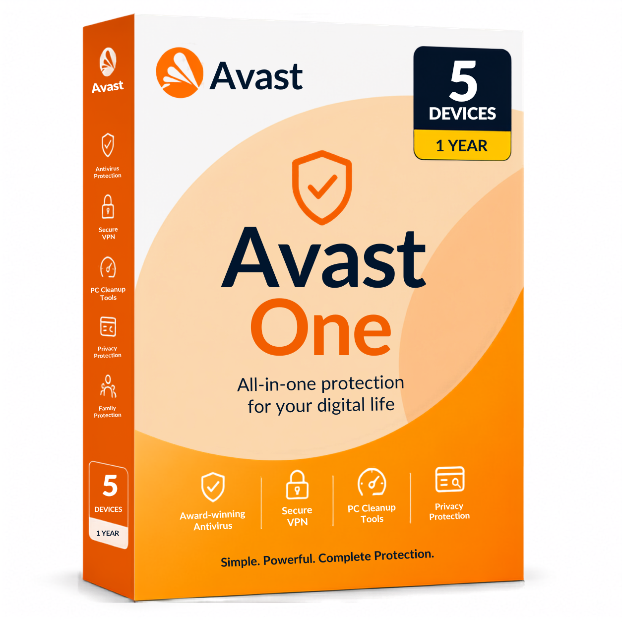 Avast One — Avast antivirus plan box art